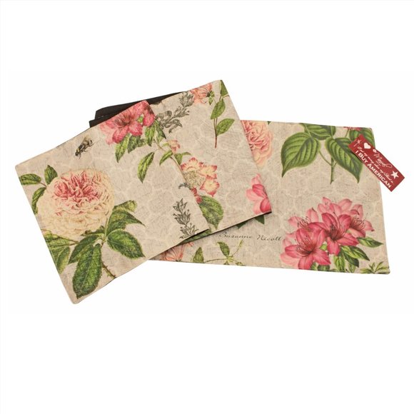 NWT Spring Flowers and Bees Dye Table Runner - Picture 2 of 2